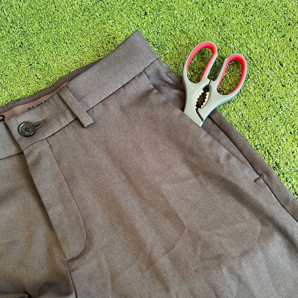 Haggar Cool 18 Pro Pants Men's Size 29x30 Grey Flat Front Dress Casual Office - Picture 6 of 7